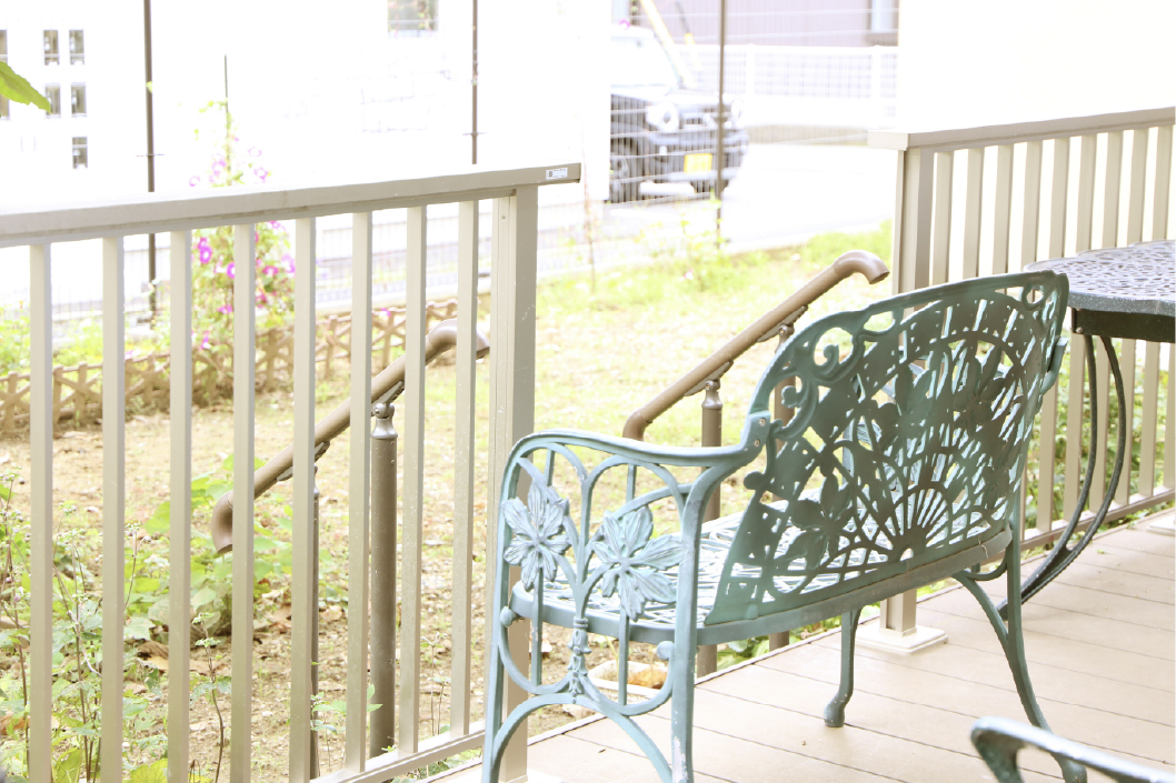 グループホームフランセーズ悠よしだの庭の写真